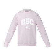 USC Trojans Men's lululmon Pink Steady State Crew Neck Sweatshirt